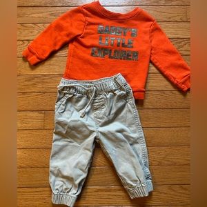 Boys cute outfit. Daddy’s boy. Like new.
